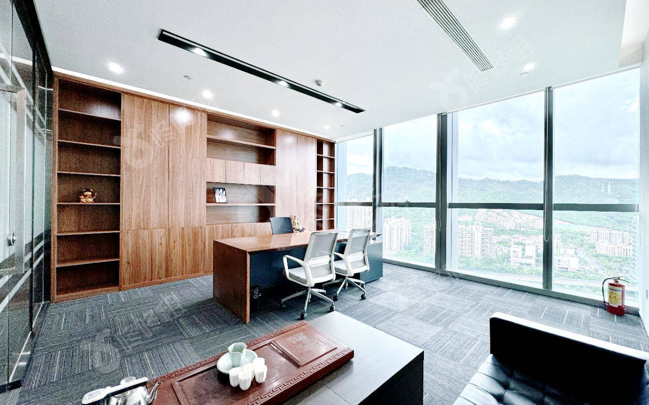 香江金融中心_284.58平_精装_办公室隔间