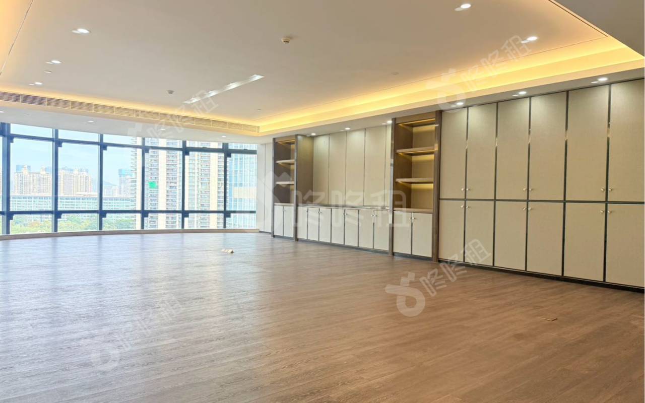 国际西岸商务大厦_1446.41平_精装_办公室隔间