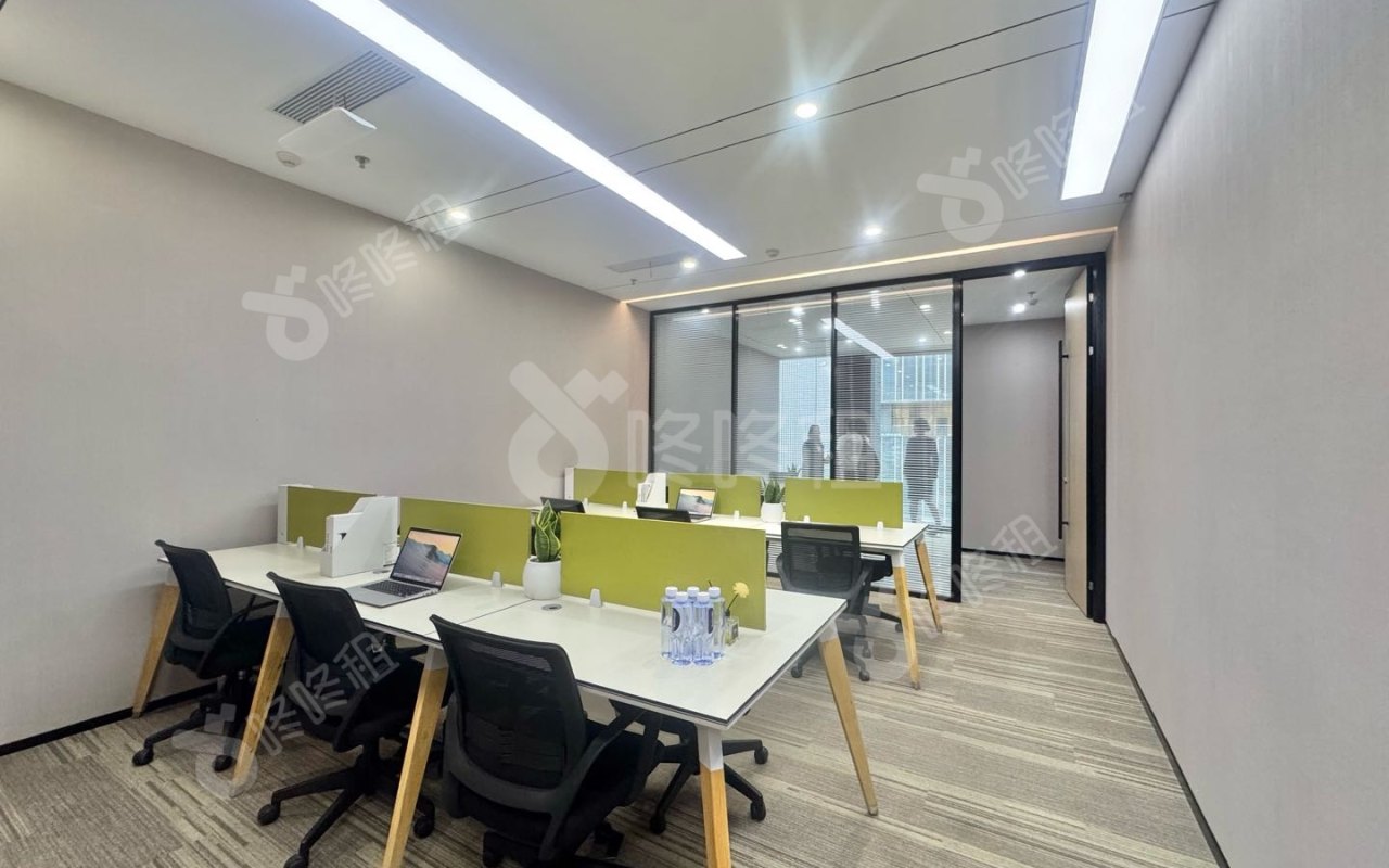 天珑移动大厦_105平_豪装_办公室开间