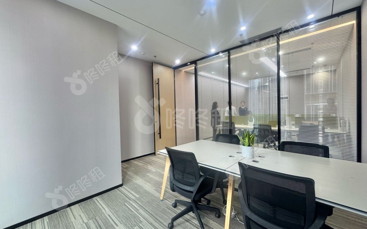 天珑移动大厦_105平_豪装_办公室隔间