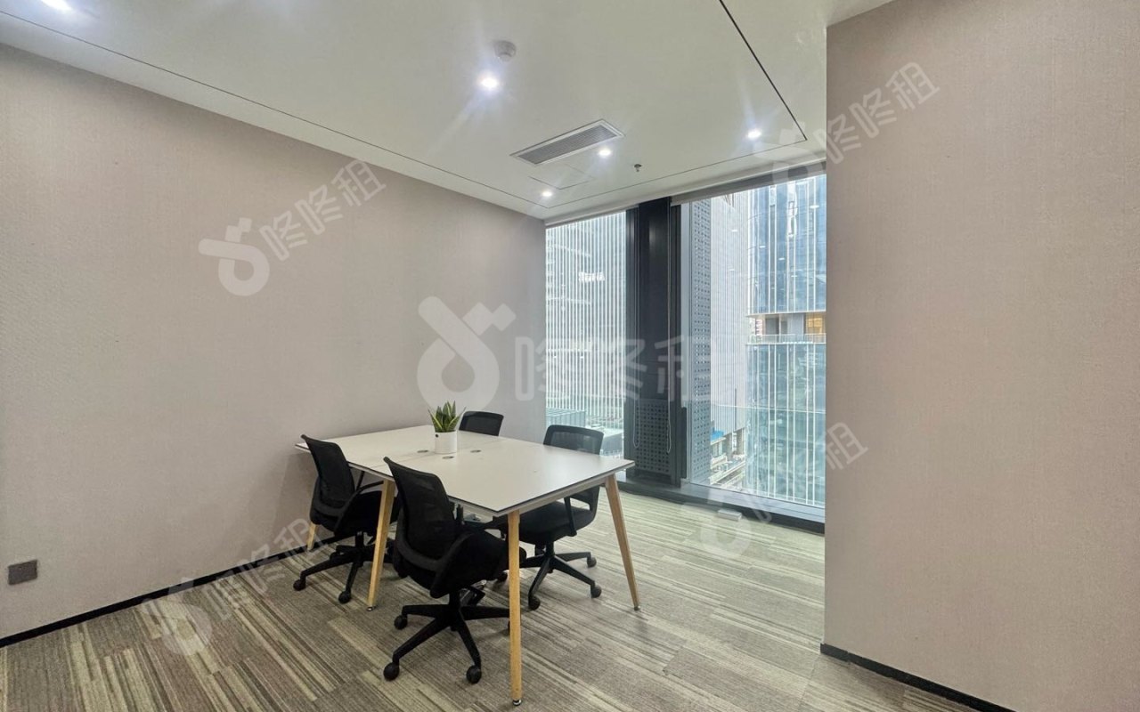 天珑移动大厦_105平_豪装_办公室隔间