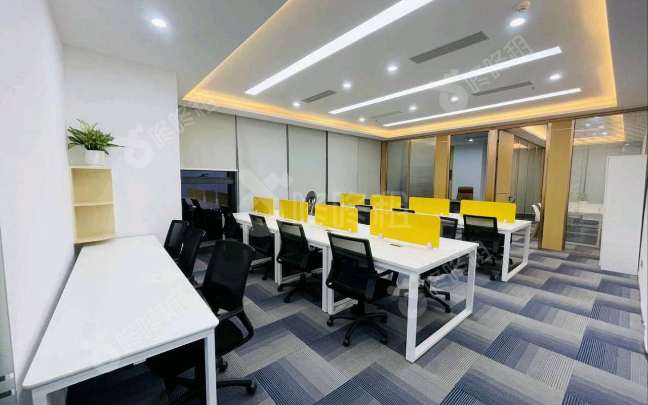 西乡商会大厦_165平_精装_办公室开间