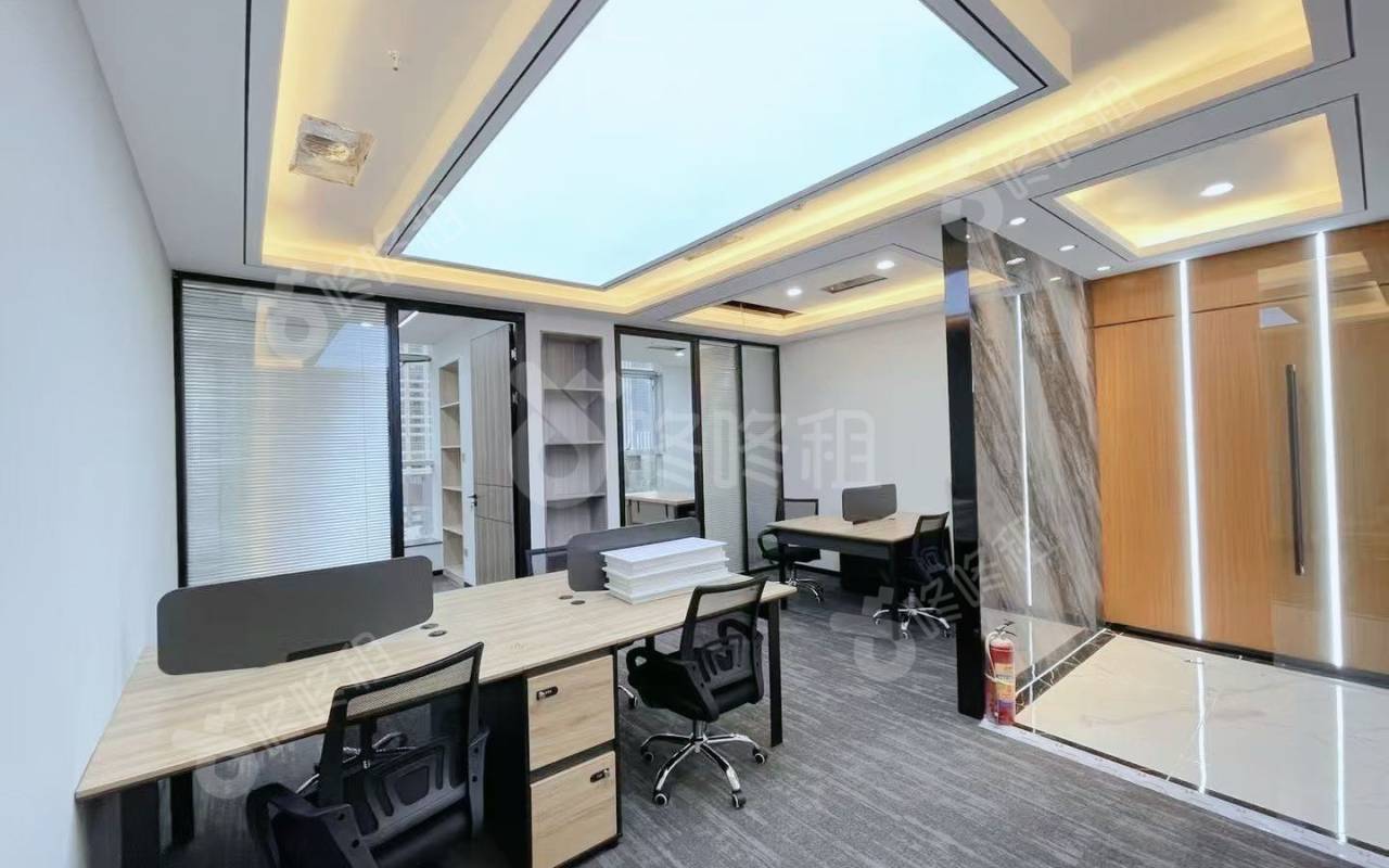 中国凤凰大厦_158平_精装_办公室开间