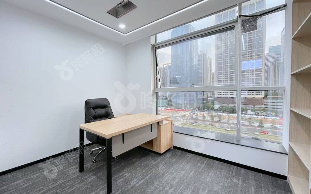 中国凤凰大厦_158平_精装_办公室隔间