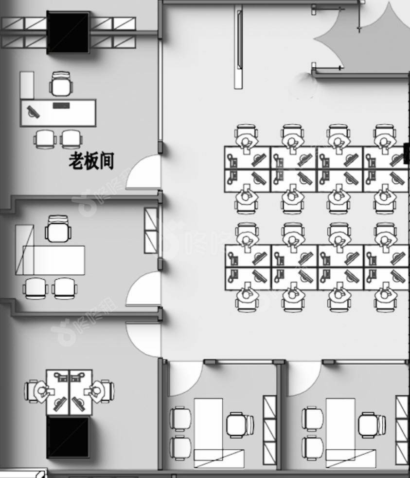 前海嘉里中心_385平_精装_户型图