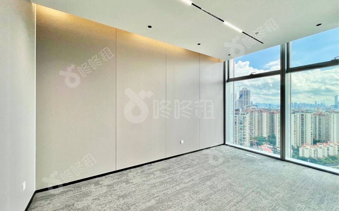 宝中卓越时代广场_133平_精装_办公室隔间