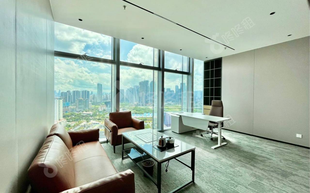宝中卓越时代广场_170平_精装_办公室隔间
