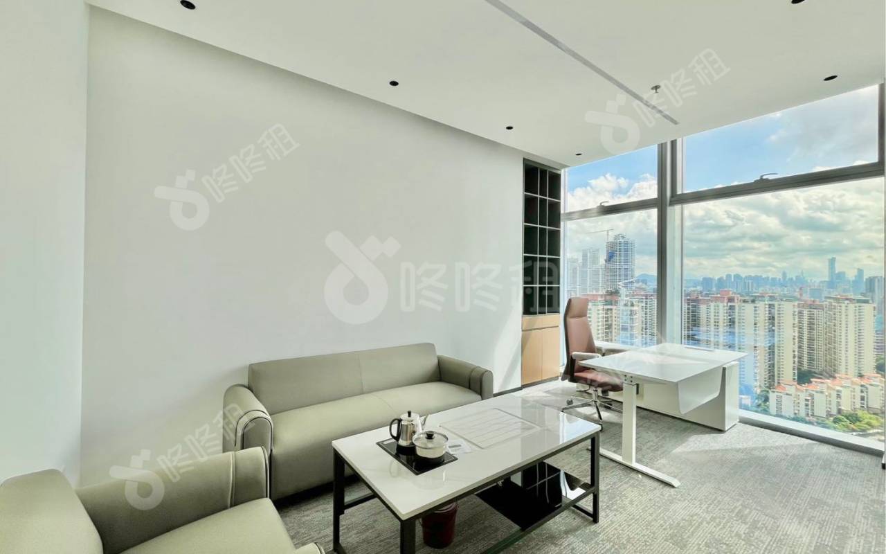 宝中卓越时代广场_170平_精装_办公室隔间