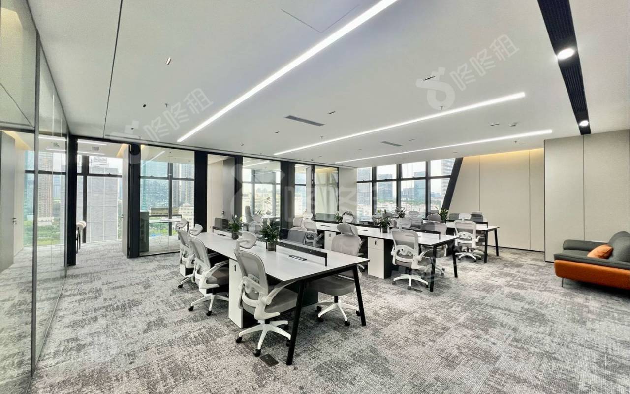 迅雷大厦_480平_豪装_办公室开间