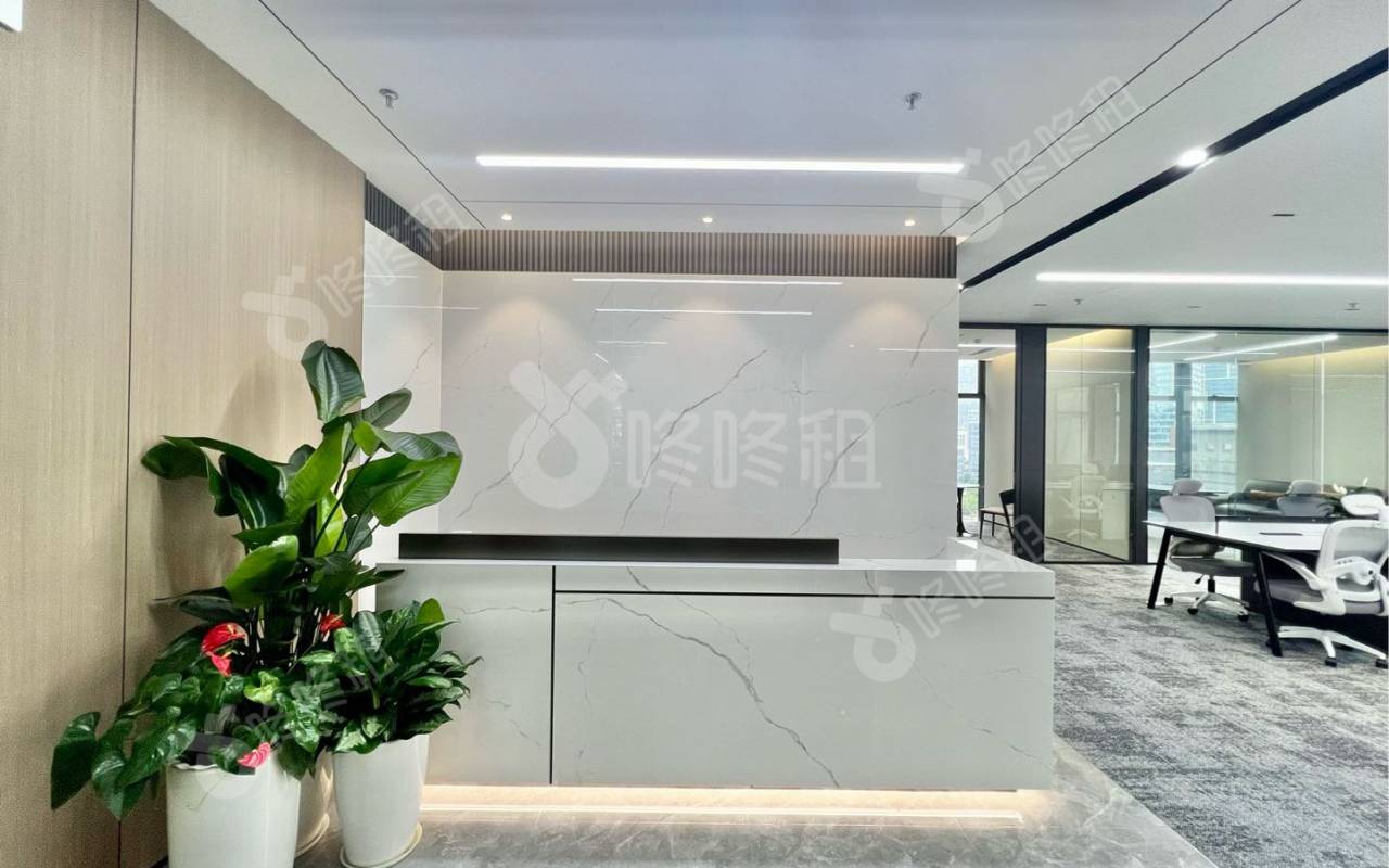 迅雷大厦_480平_豪装_前台