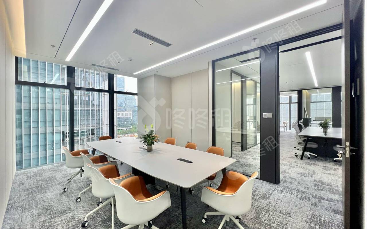 迅雷大厦_480平_豪装_办公室隔间