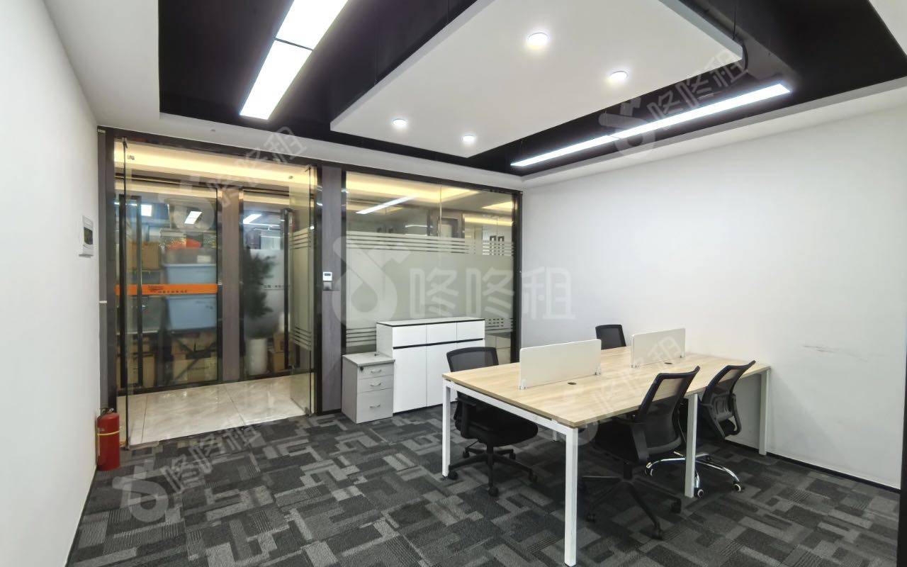 深圳软件园_112.5平_豪装_办公室开间