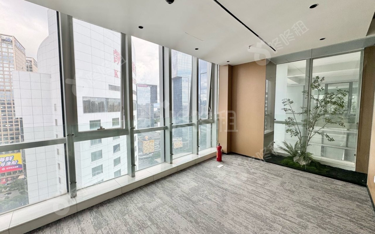 海岸城大厦_315平_精装_办公室隔间