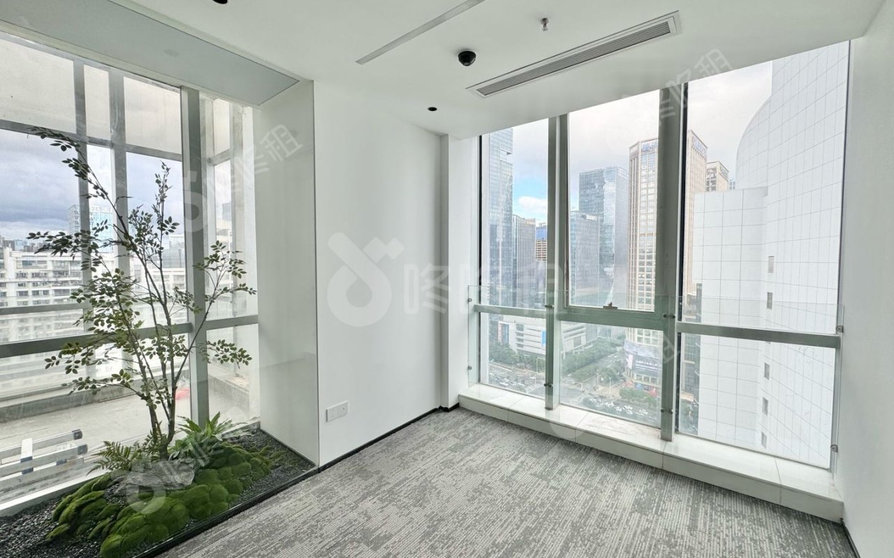 海岸城大厦_315平_精装_办公室隔间