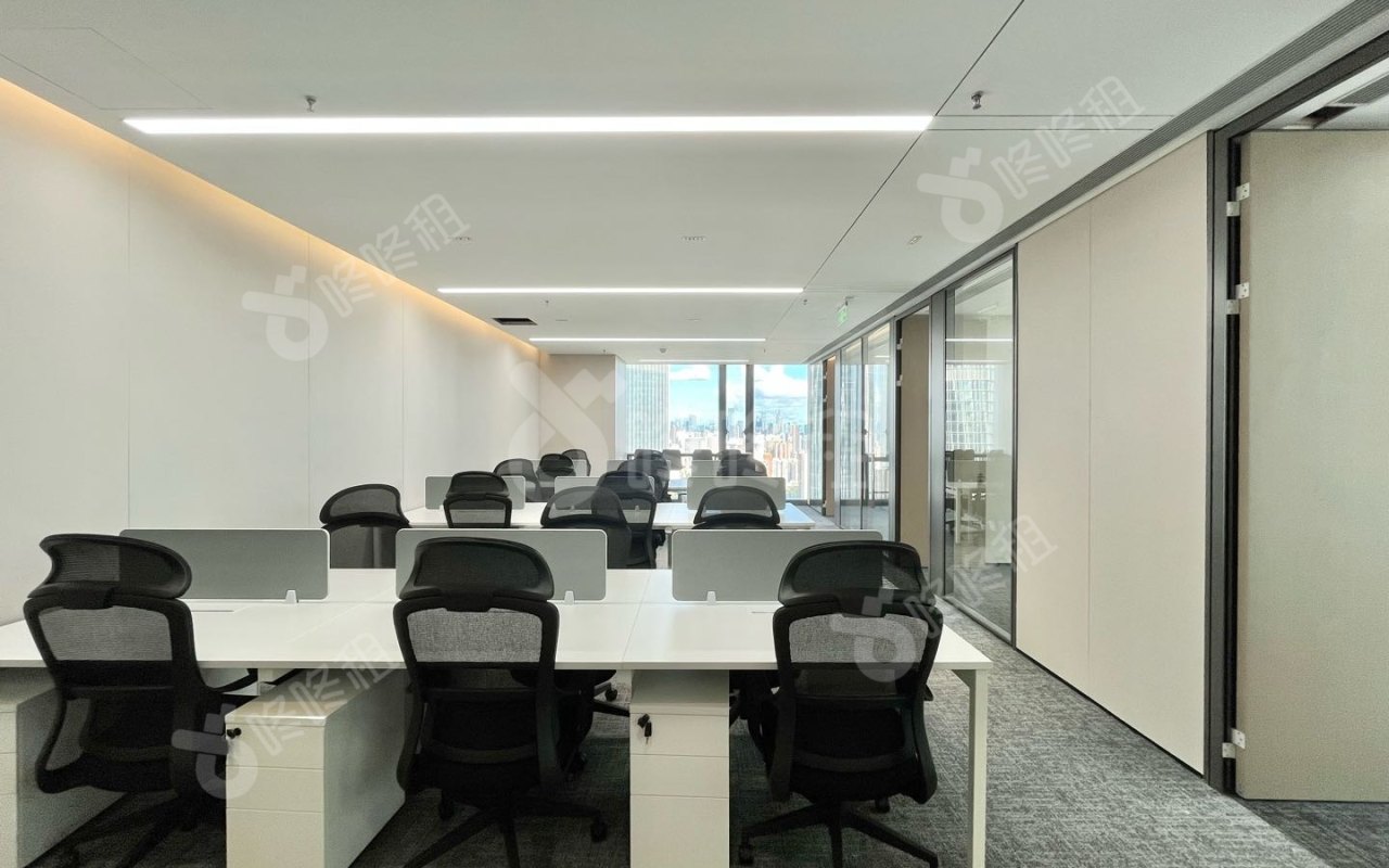 华润前海大厦_268平_精装_办公室开间