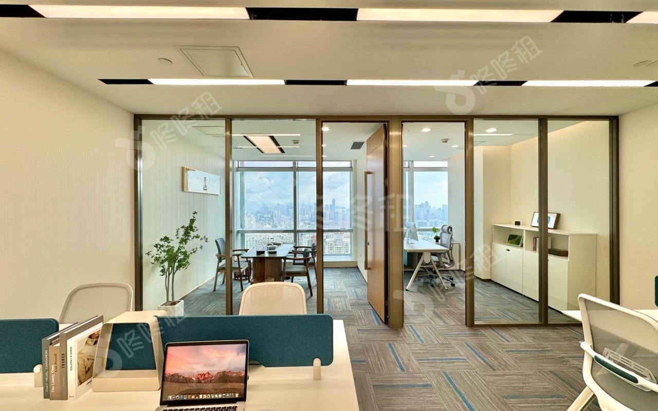 中洲控股中心_168平_精装_办公室开间