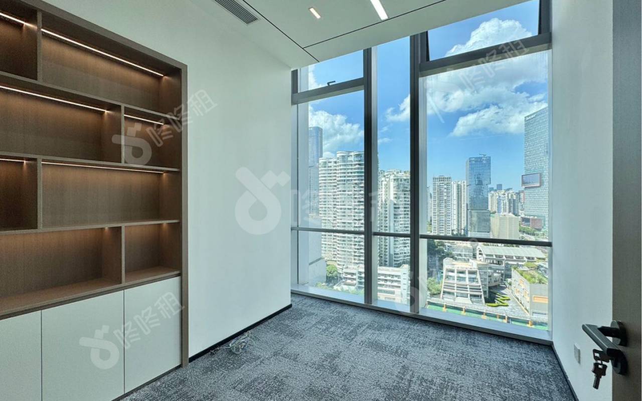 航天科技广场_353平_精装_办公室隔间