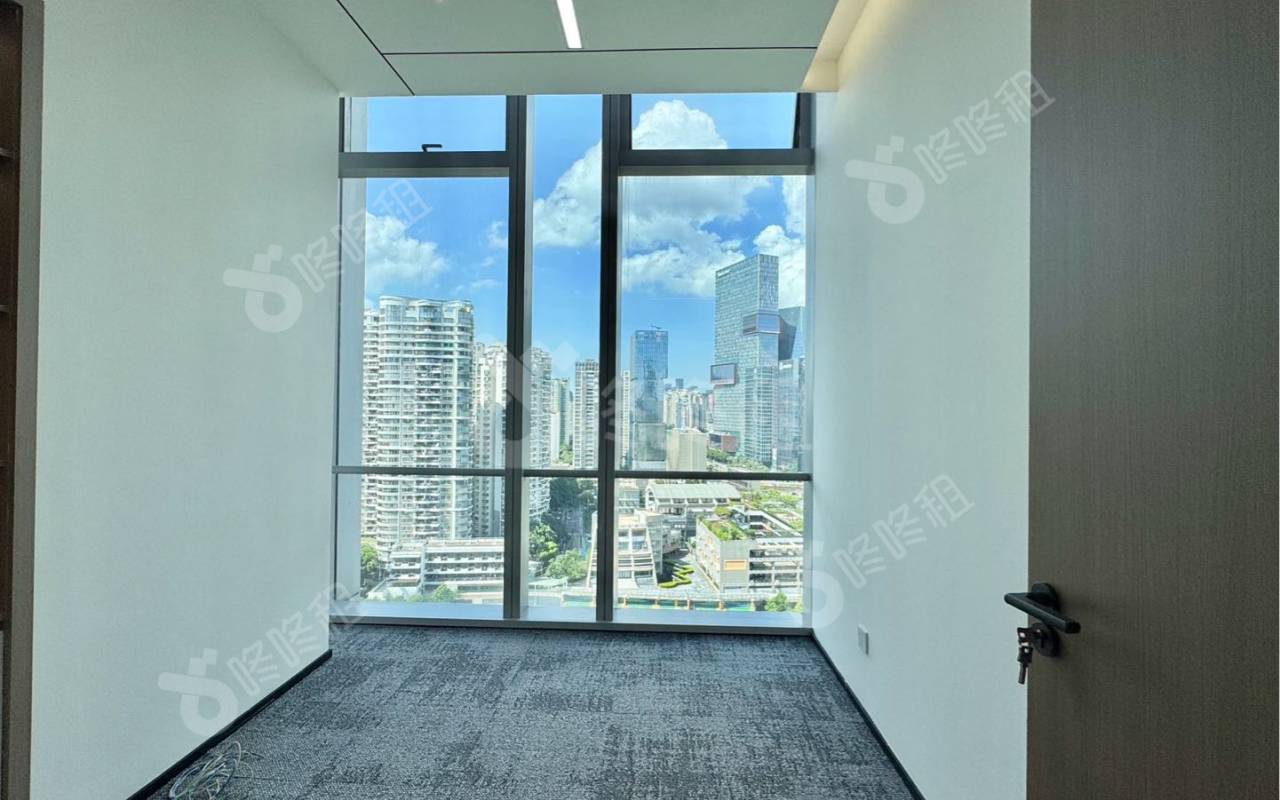 航天科技广场_353平_精装_办公室隔间