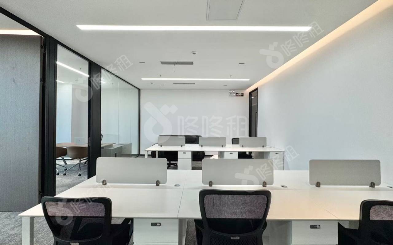 光峰科技大厦_200平_精装_办公室开间
