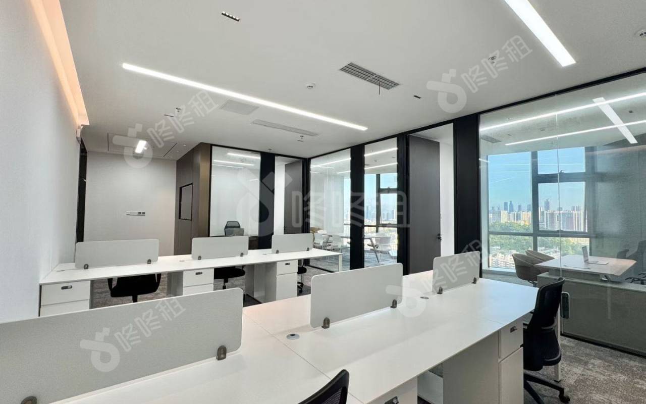 光峰科技大厦_200平_精装_办公室开间