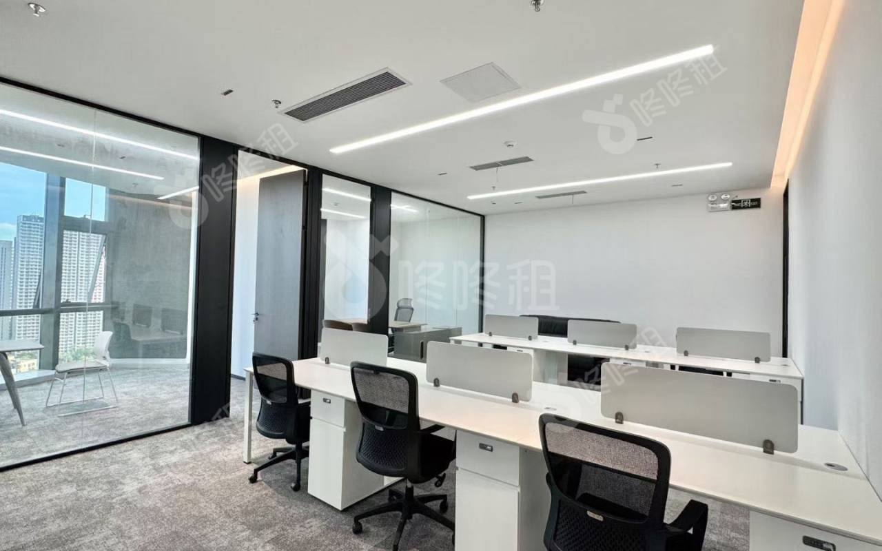 光峰科技大厦_200平_精装_办公室开间
