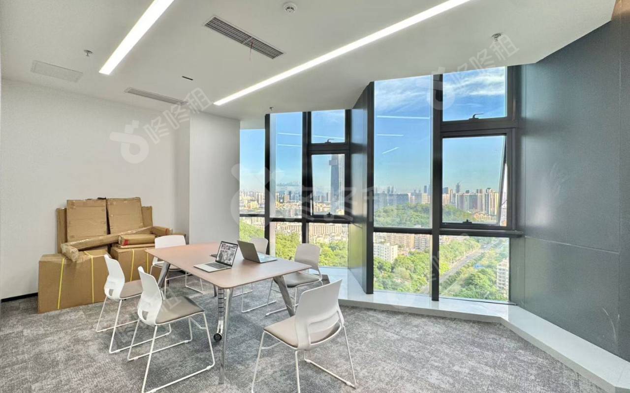 光峰科技大厦_200平_精装_办公室隔间