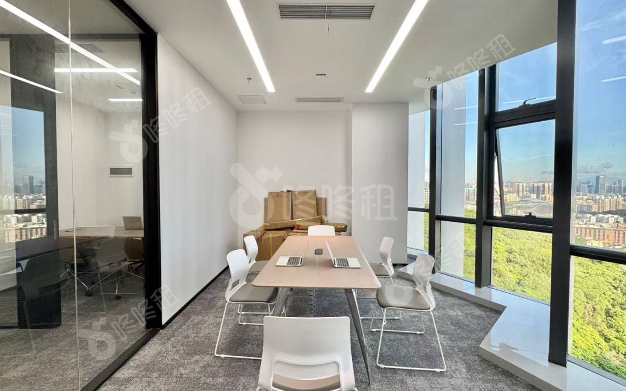 光峰科技大厦_200平_精装_办公室隔间
