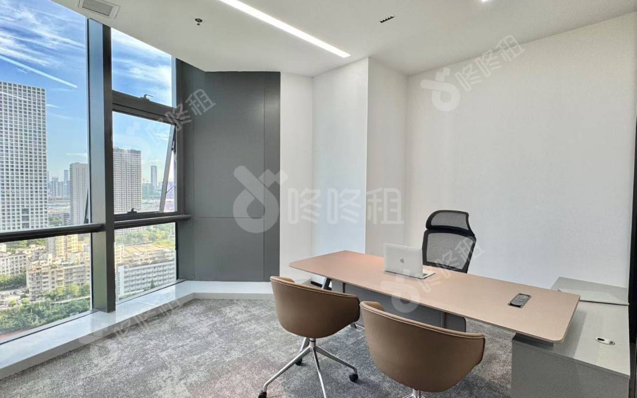 光峰科技大厦_200平_精装_办公室隔间