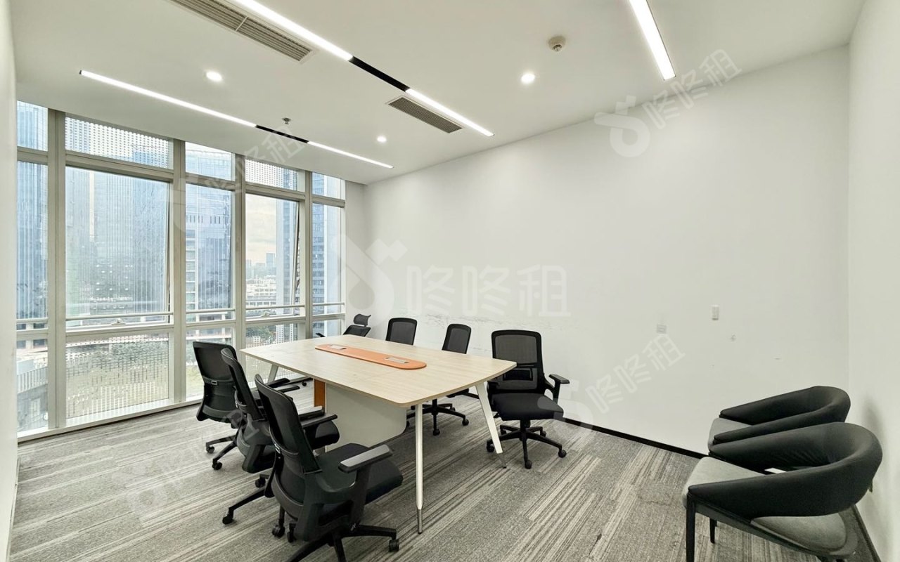 讯美科技广场_186平_精装_办公室隔间