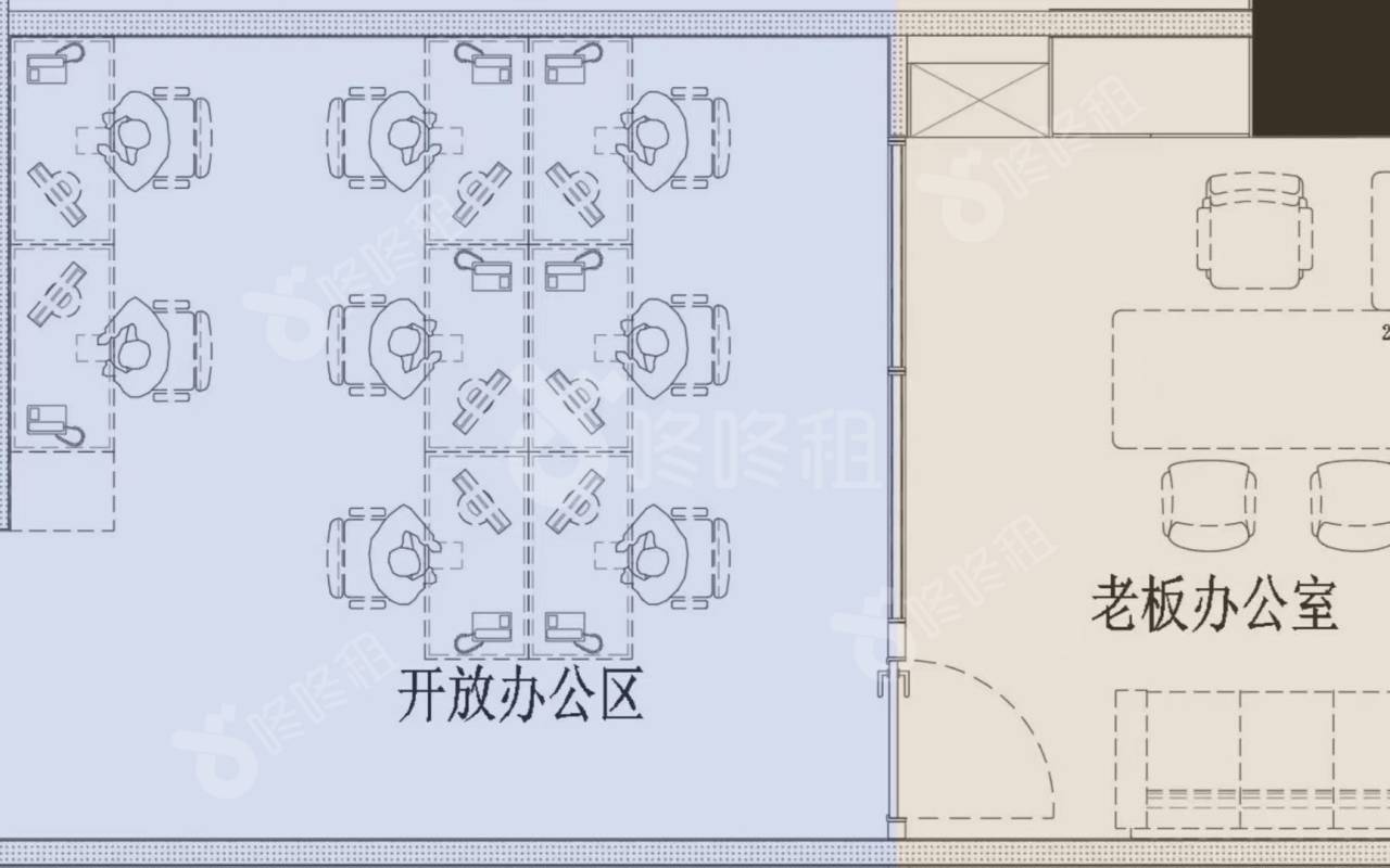 华润前海大厦_116.36平_精装_户型图