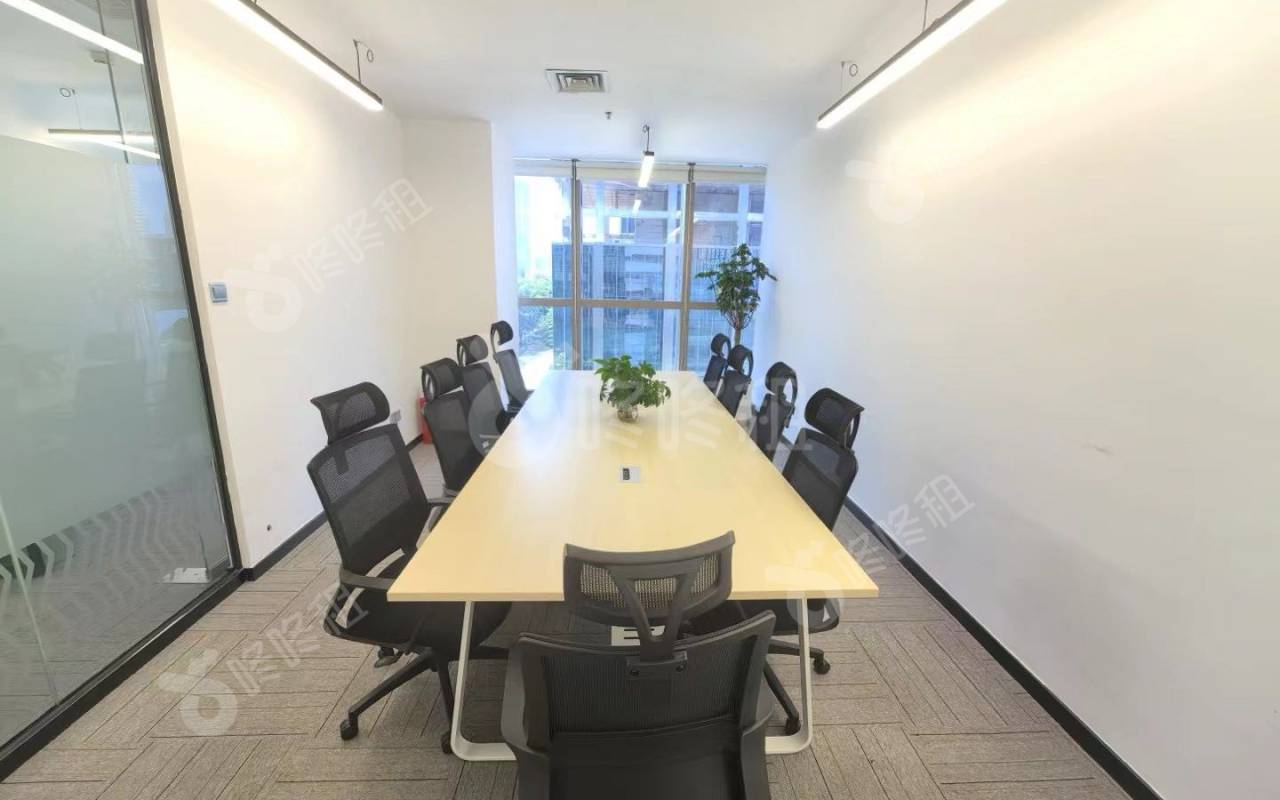 创维半导体设计大厦_168平_豪装_办公室隔间