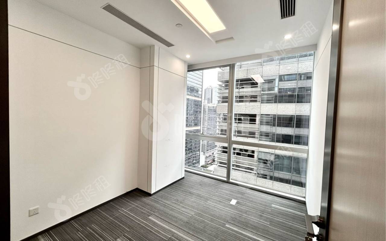 大冲商务中心_188平_豪装_办公室隔间