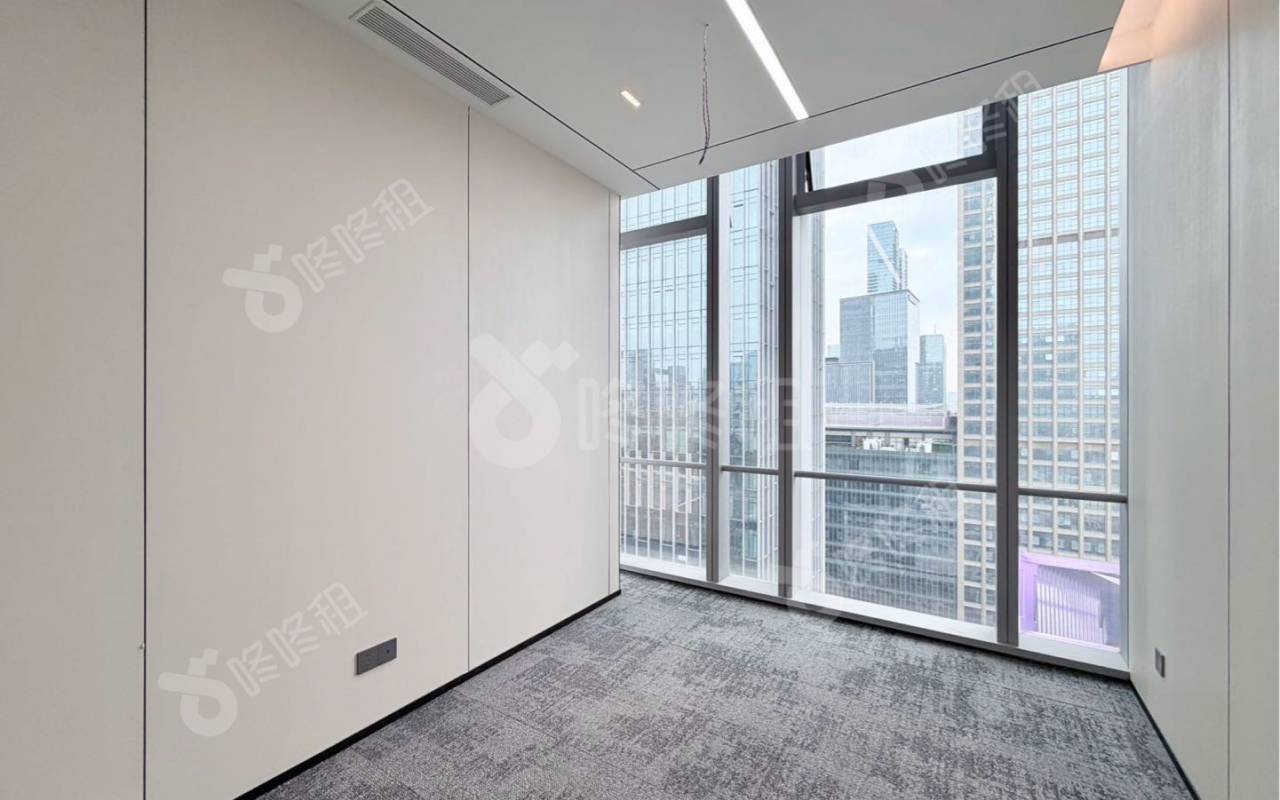 航天科技广场_167平_精装_办公室隔间