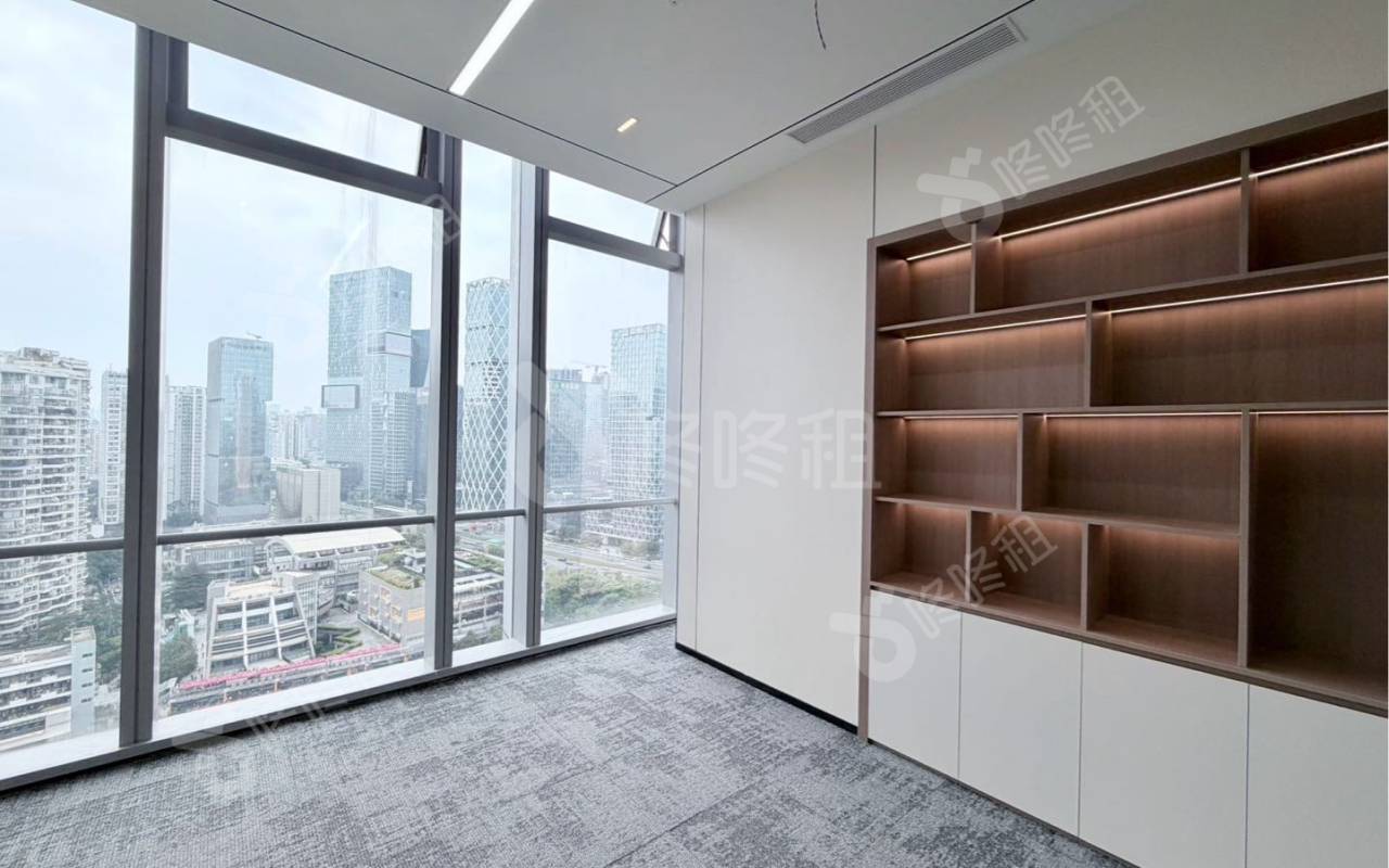 航天科技广场_167平_精装_办公室隔间