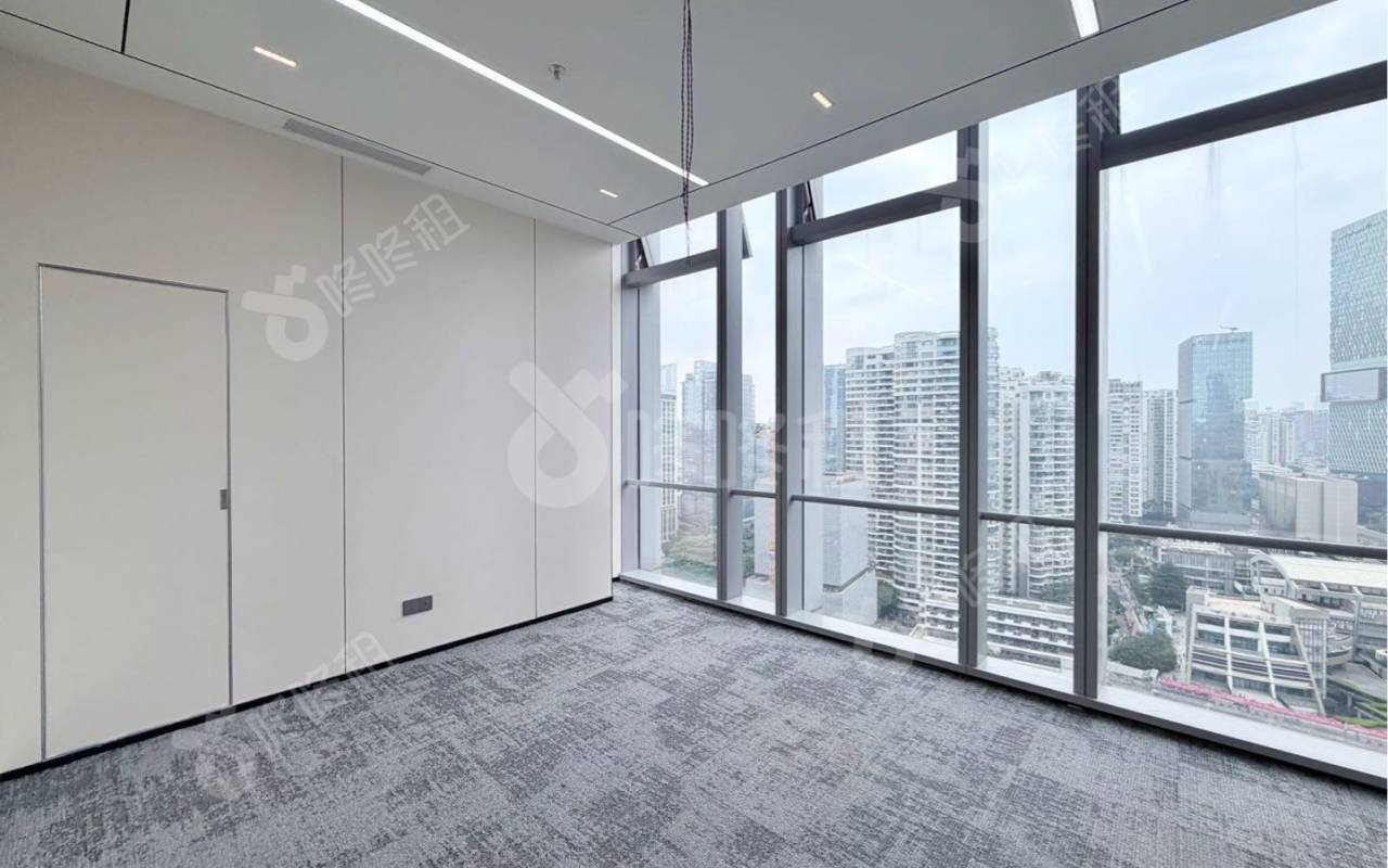 航天科技广场_167平_精装_办公室隔间