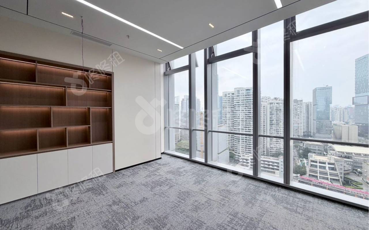 航天科技广场_167平_精装_办公室隔间