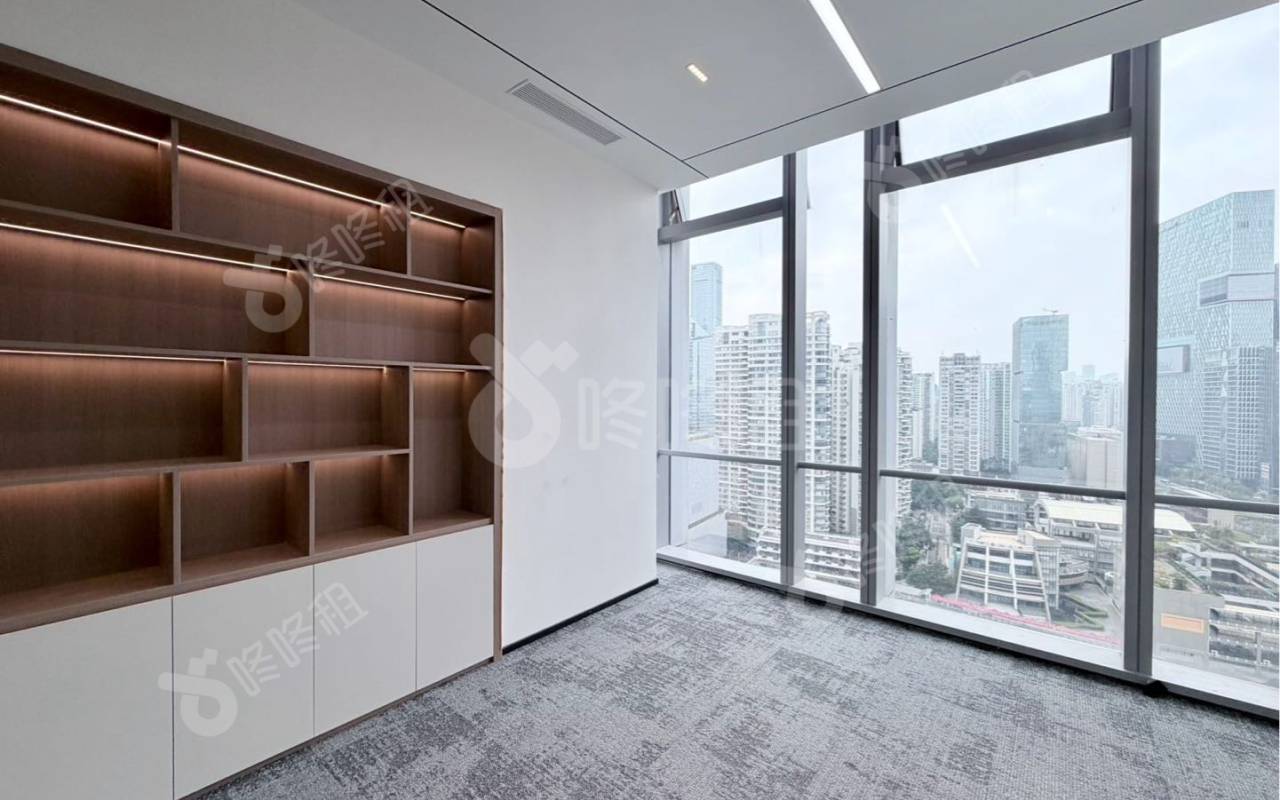 航天科技广场_182平_精装_办公室隔间