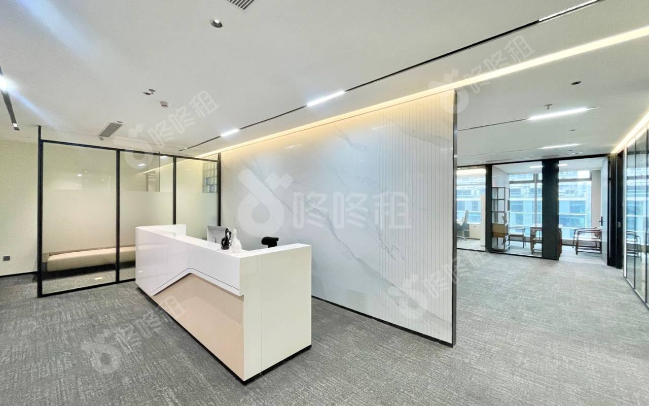 豪威科技大厦_462平_豪装_前台