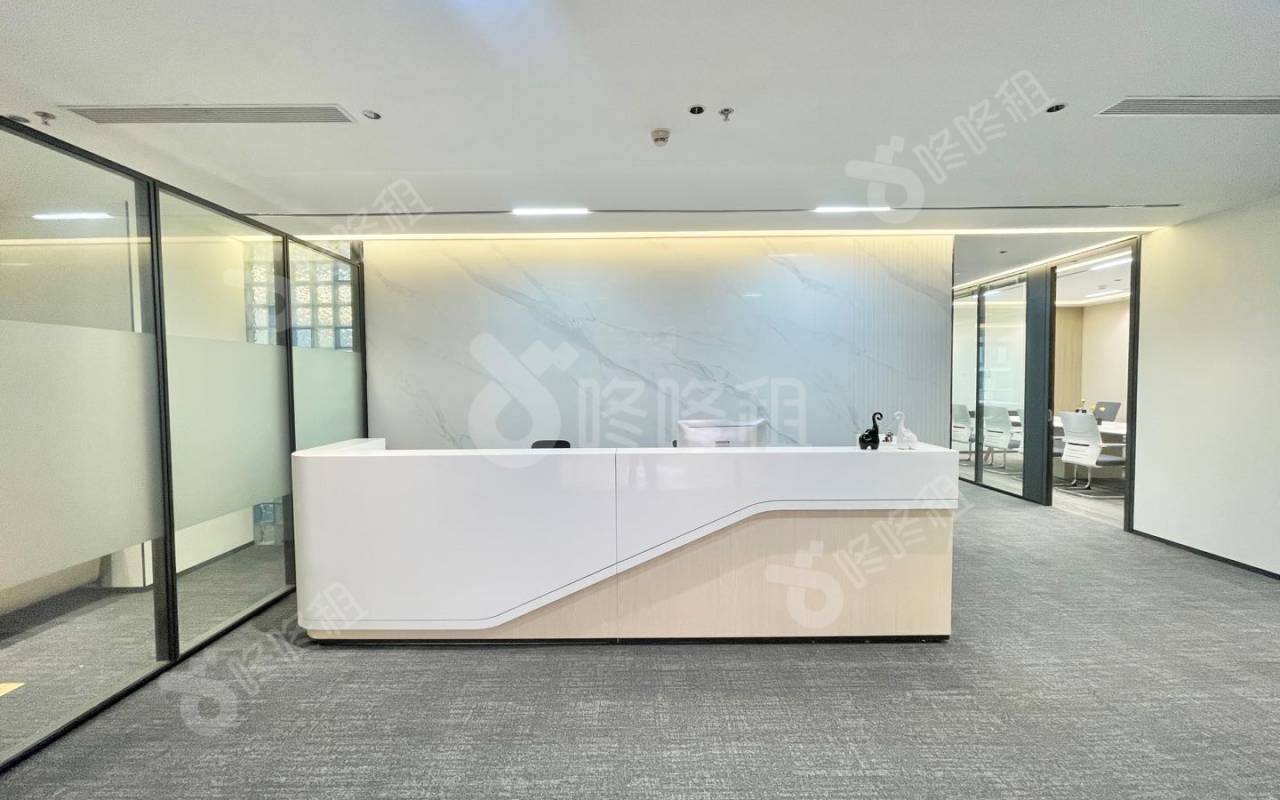 豪威科技大厦_462平_豪装_前台