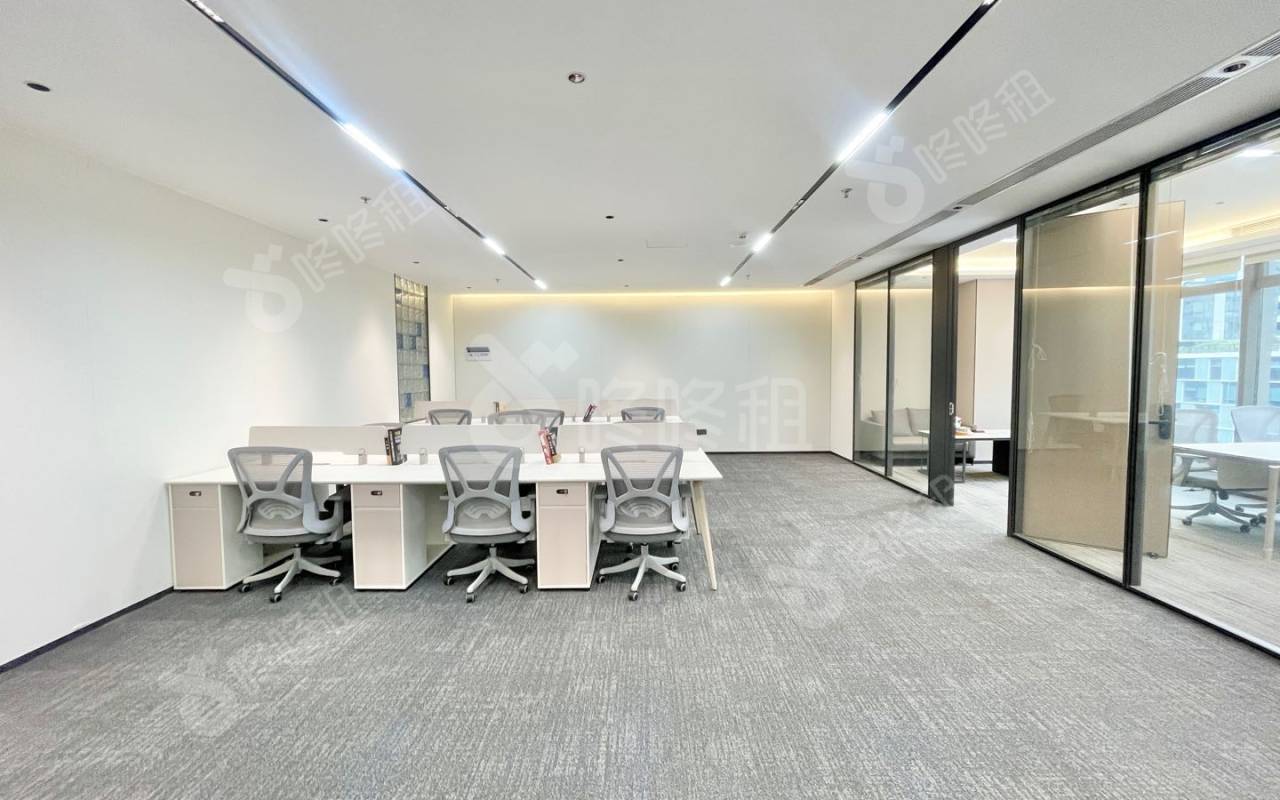 豪威科技大厦_462平_豪装_办公室开间