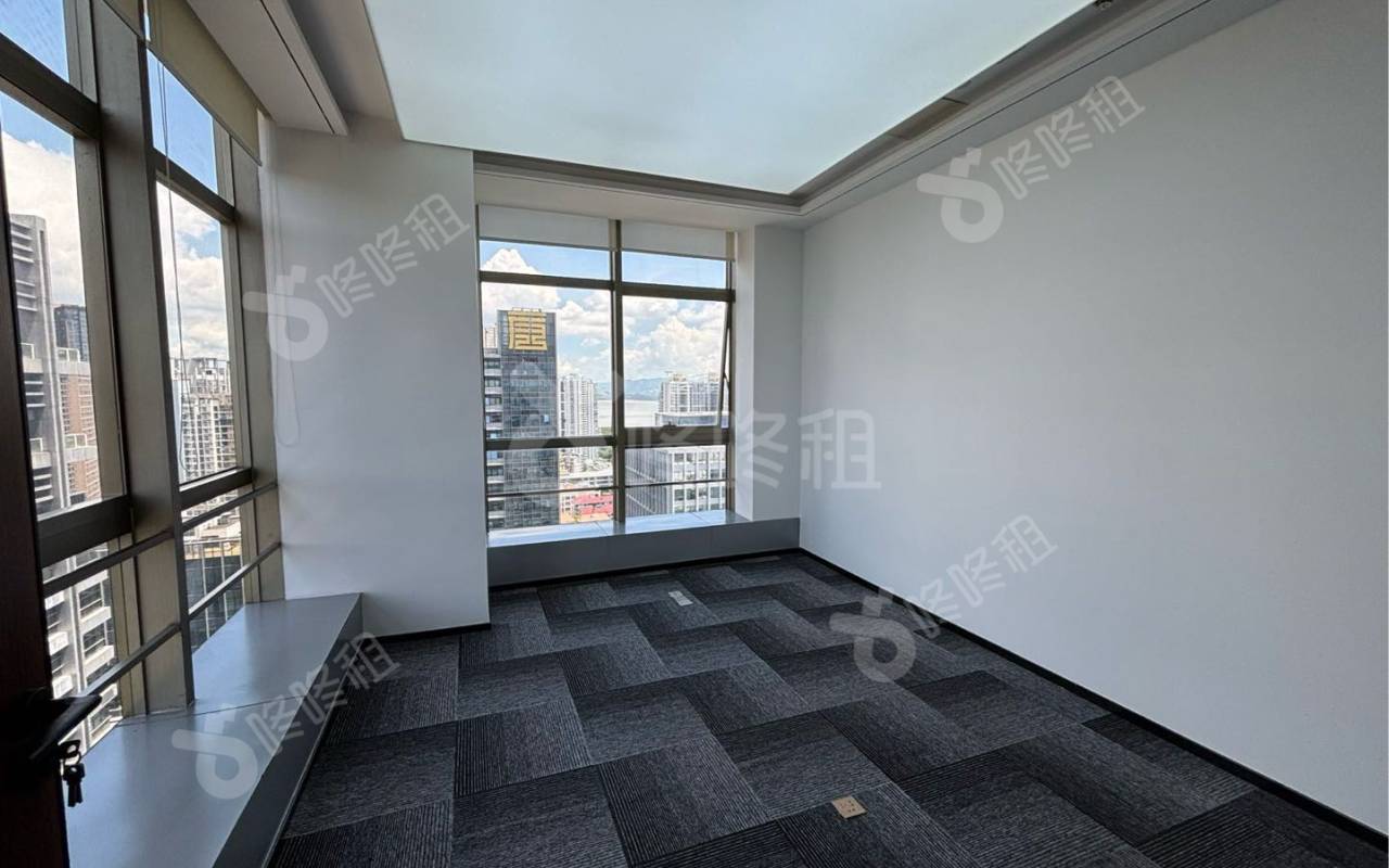 海松大厦_358平_精装_办公室隔间