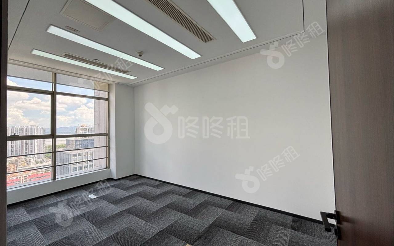 海松大厦_358平_精装_办公室隔间