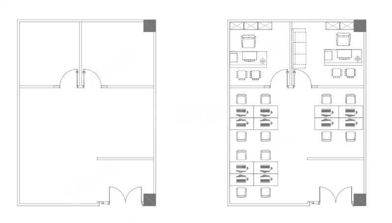 荣超滨海大厦_151.73平_精装_户型图