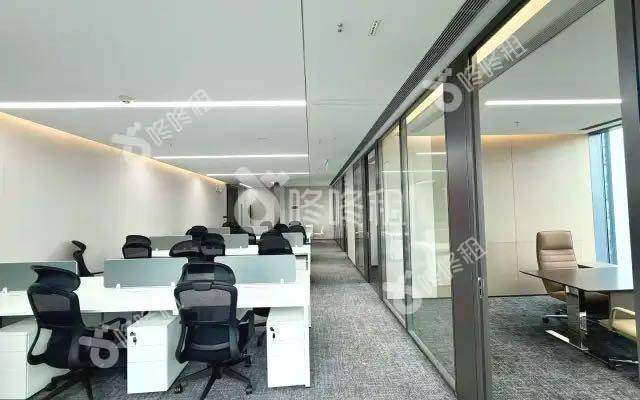 华润前海大厦_278平_豪装_办公室开间