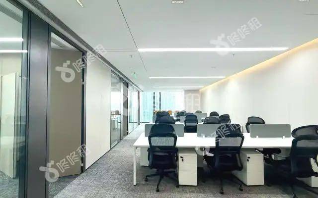 华润前海大厦_278平_豪装_办公室开间