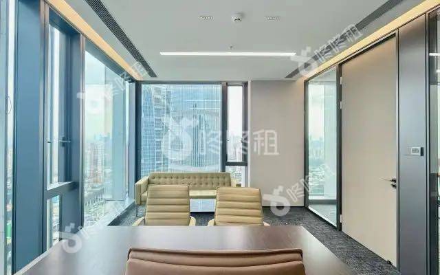华润前海大厦_278平_豪装_办公室隔间