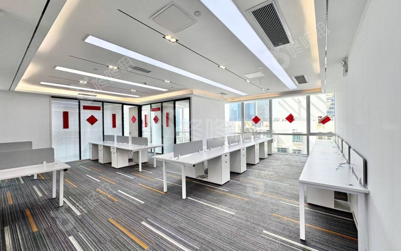 大冲商务中心_231平_精装_办公室开间