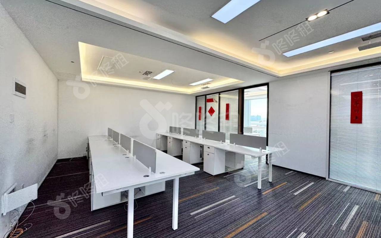 大冲商务中心_231平_精装_办公室隔间