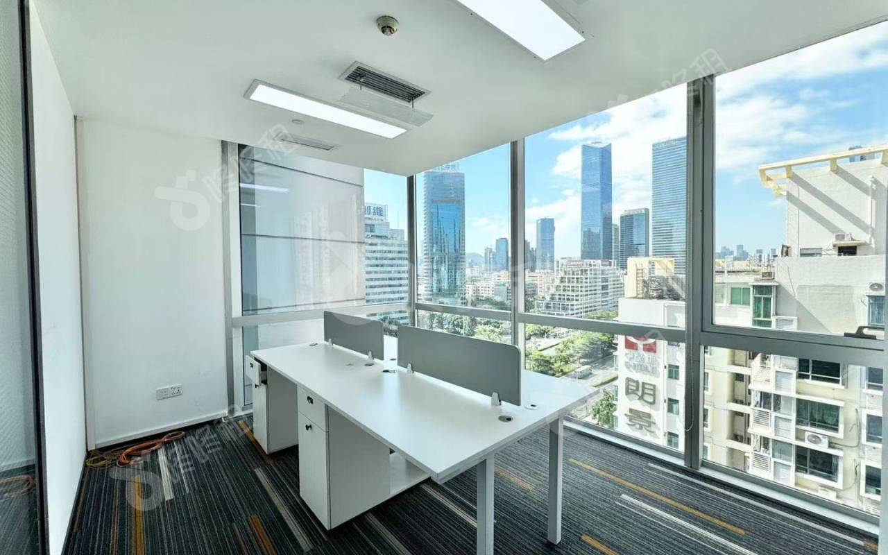 大冲商务中心_231平_精装_办公室隔间