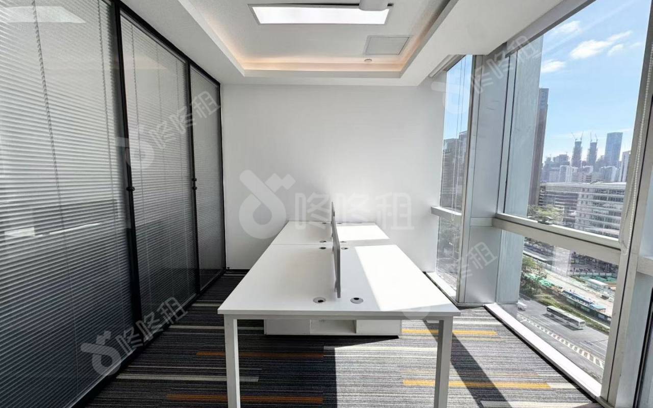 大冲商务中心_231平_精装_办公室隔间